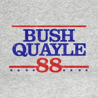 Distressed Bush Quayle 88 T-Shirt